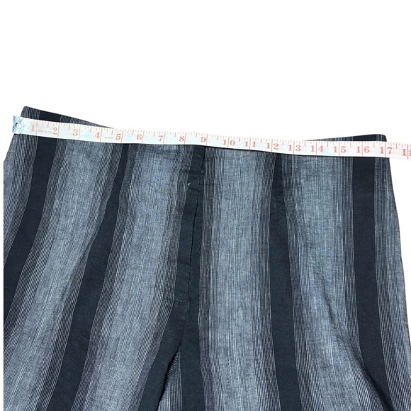 TUZZI Linen Blend 2 Pc Pantsuit Shoulder Pads Stretch Inserts Sz 12-14 - Picture 9 of 16